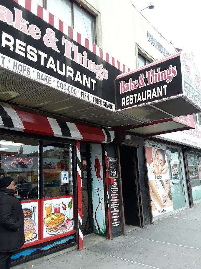 Bake & Things storefront in Brooklyn.
